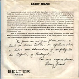 Barry Frank - Belter&nbsp;45.022