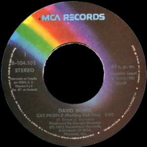 David Bowie - Ariola&nbsp;B-104.102