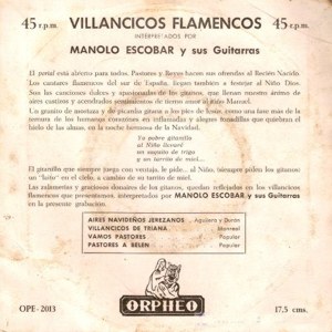 Manolo Escobar - Orpheo&nbsp;OPE-2013
