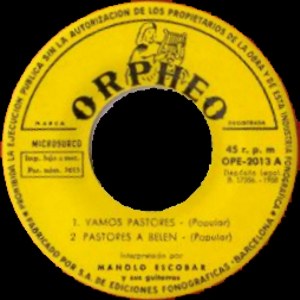 Manolo Escobar - Orpheo&nbsp;OPE-2013