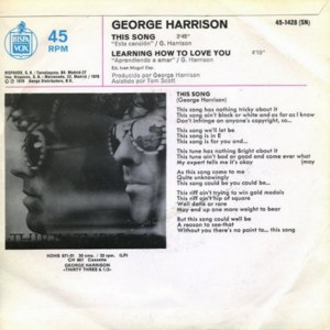 George Harrison - Hispavox&nbsp;45-1428
