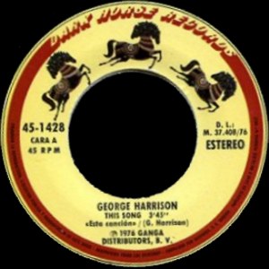 George Harrison - Hispavox&nbsp;45-1428