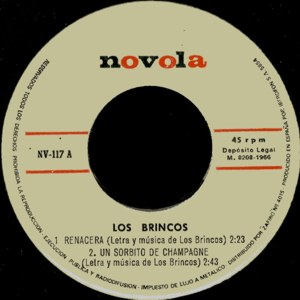 Brincos, Los - Novola (Zafiro)&nbsp;NV-117